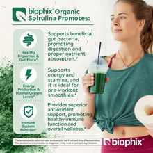 Load image into Gallery viewer, Biophix Spirulina USDA Certified Organic Powder 2.2 lbs 1 kg - Green Antioxidants Superfood Protein Immune Support biophix