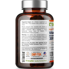 Load image into Gallery viewer, biophix Vitamin K2 MK-7 - 300 mcg 120 Vegetarian Capsules