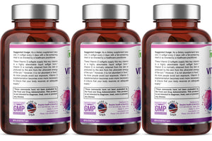 Vitamin D-3 10000 IU High-Potency 380 Softgels - 3 Pack