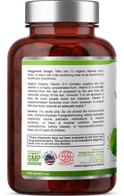 Load image into Gallery viewer, Vitamin 10000 Organic Complex 180 Vegetarian Capsules